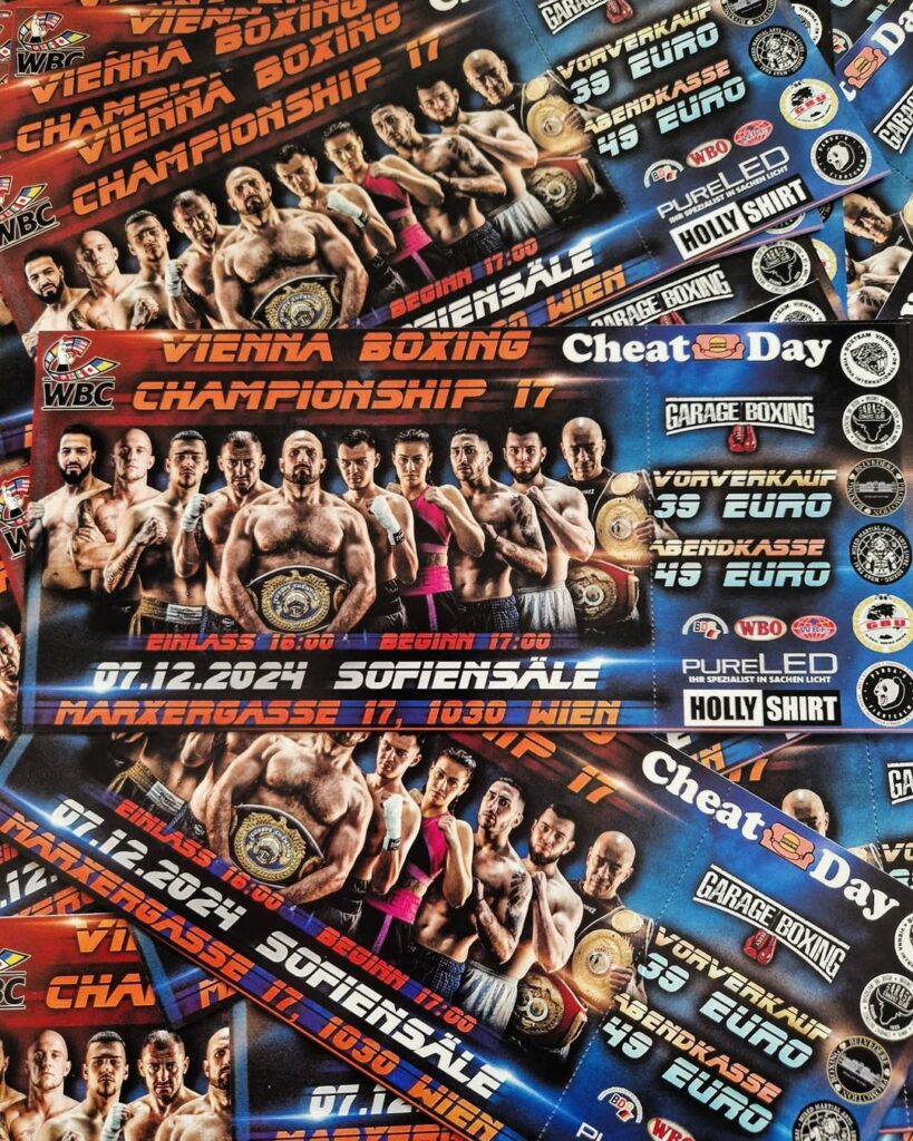 Tickets für Vienna Boxing Championship VBC 17